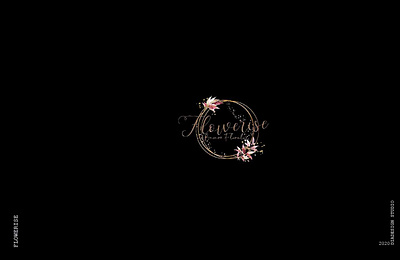 'Flowerise'- GOLD LOGO DESIGN app branding design icon illustration illustrator logo logodesign web webdesign