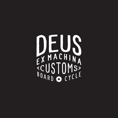 Deus ex machina logo branding handlettering illustration logo retro skateboarding surf typographic logo typography