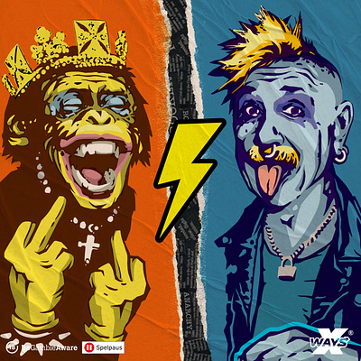 Punk Rocker 2 characterdesign games graphics illustration illustrator pop art portrait punk punkrock vector videoslots