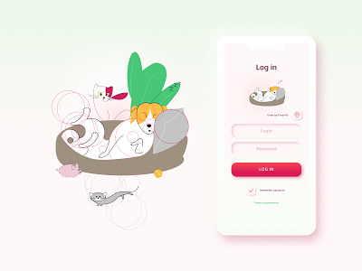 Pet app illustration in progress app dribbble illustration in progress interaction interface ios ios app mobile neumorphic neumorphism ui ux vector