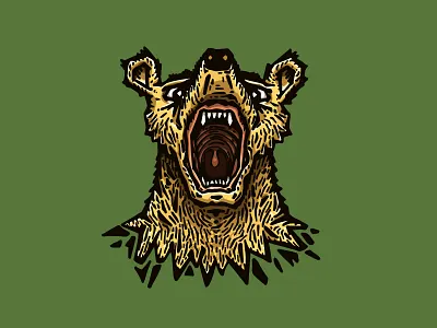 I'm Just a Boy affinity designer animal bear beard bearded brown bear creature designer furry illustration northwest oso pacific coast serif teddy teddy bear vector art vector illustration vectorart