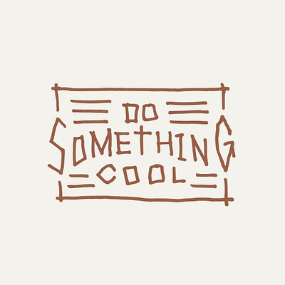 do something cool badge branding handlettering illustration logo retro surf typography