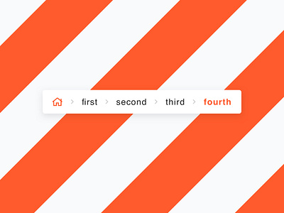 Breadcrumbs #dailyui #056 dailyui ui