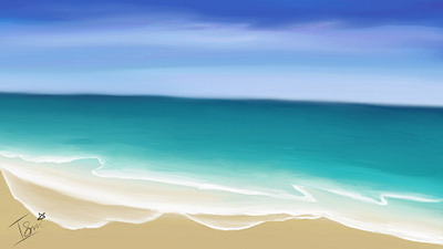 beach painting by me beach beach painting beautiful blue beach painting