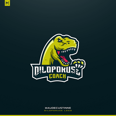 Dino mascot logo cartoon dino dinosaur esport gaming graphicdesign illustration logo logoinspiration mascot vector