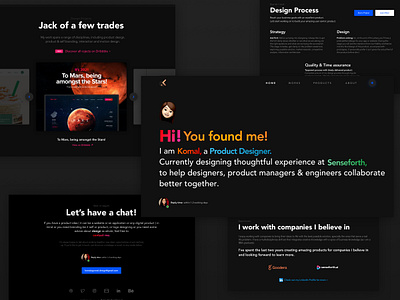 My Portfolio Website 😎 bestquarantinedesigner darkmode design portfolio website quarantinedesignchallenge self branding ui design ui ux design webdesign