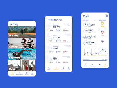 supōtsu - sport app adobexd app design sports design ui