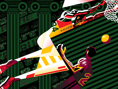 Greek freak abstract basketball digital art dunk graphic greek freak illustration illustrator milwaukee bucks sports vector