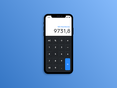 Dayli UI jour 4 calculator dayliui mobile mobile ui ui uidesign webdesign