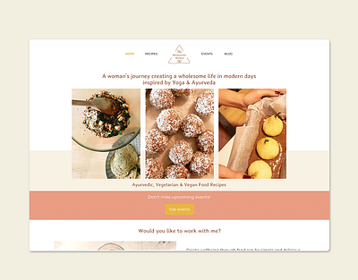 The wholesome woman brand identity web design