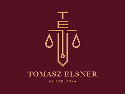 Lawyer logo branding burgundy design gold lawyer lawyer logo logo logotype office premium radolinski symbol