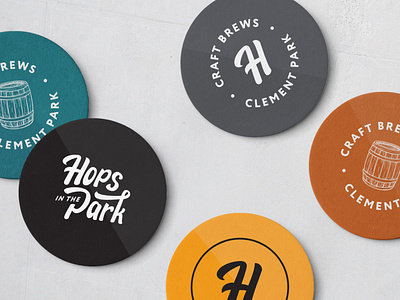 Craft Beer Festival Coasters badge design barrel beer beer branding beer event beer festival brand identity branding coaster design craft beer custom logotype denver emblem h logo logo mark tshirt wordmark