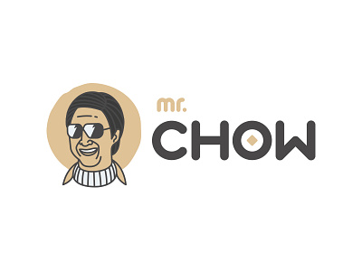 mr. Chow branding design icon lettering logo minimal type typogaphy typography vector