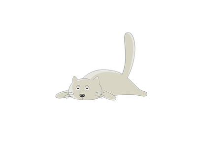 Lazy Cat animal animation cat cats icon json lazy loader lottie nap pet sleeping waiting