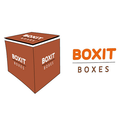 boxit logo adobe illustrator branding design illustration logo ui vector