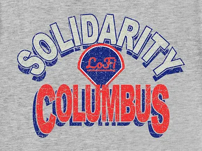 Solidarity Baseball baseball branding columbus design dj event event branding event design event flyer hip hop hiphop lo fi lofi logo shirt solidarity