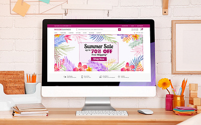 Decor Saving site redesign blog blog design design figma photoshop ui uiux web web studio webdesign