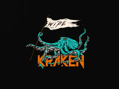 kraken declare artwork design digital artwork fashion illustration illustration illustration digital kraken kraken illustration streetwear