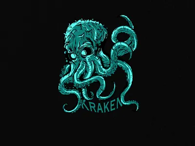 Wild kraken artwork comission digital artwork fashion illustration illustration illustration design illustration digital kraken kraken illustration octopus streetwear