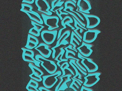 Bored At Home 2020 at home bored design fun noise quarantine twirl wave