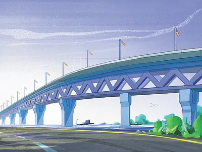 Landscape Illustration art cg digital digital art digital painting drawing illustration painting