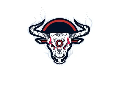 Bull Twitch Logo branding design illustrator lineart logo vector