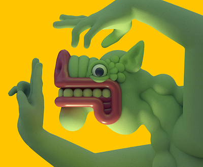 Self Portrait, April 2020 3d 3d illustration c4d character character design cinema 4d illustration rendering
