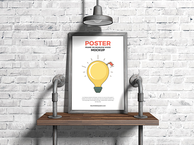 Free Poster Frame on Seamless Wood Mockup branding download font frame free free mockup freebie identity logo mock up mockup mockup free mockup psd mockups poster mockup poster mockup free print psd stationery template