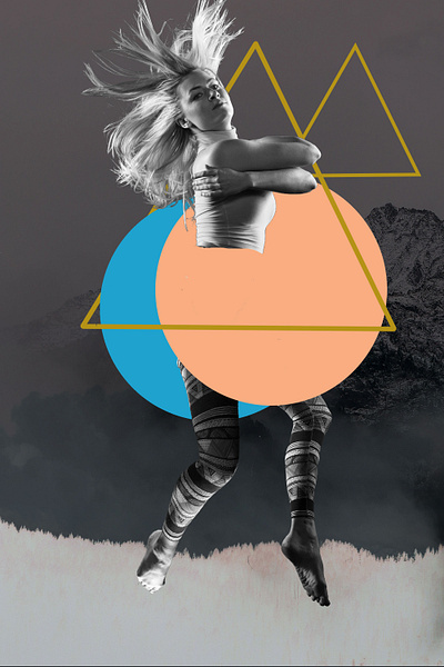 Mood collage dance infography montage photoshop
