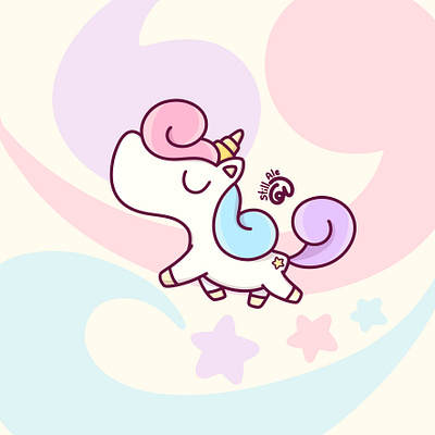 Baby unicorn children illustration cute illustration ilustración kawaii pastel colors unicorn unicornio