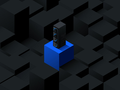 z15 platform blue ibm isometric isometric illustration it platform server servers tech technology z15