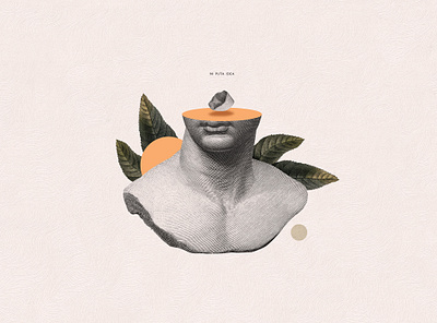 Ni puta idea body collage illustration plants rock