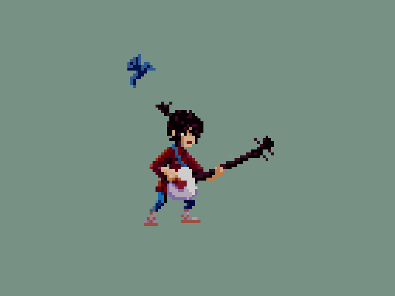 Kubo pixel art animation 2dfx animation animation 2d game gamesart handdrawn fx kubo kubo and the two strings laika photoshop pixel pixelart pixelart fx