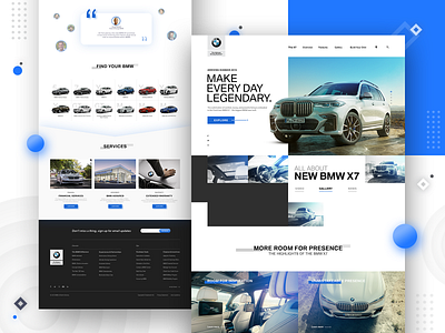 The All-New BMW X7 Landing page Web UI bmw bmw brand bmw concept bmwx7 concept design concept designing design design trend 2020 dribbble best shot experience interaction design landing page landing page concept trending design trending ui ui ui ux ui web design ux website design