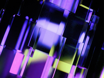 refraction. 3d 3dart abstract cgi color colorful digitalart dispersion geometry glass lights red refraction render shapes texture