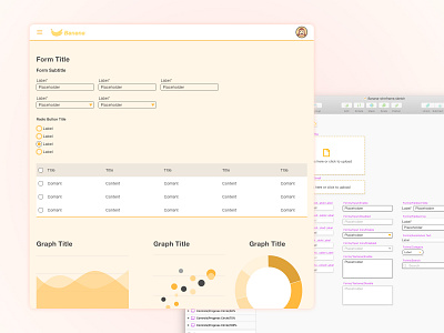 Bananas Wireframe Library bananas corporate design design systems desktop design mobile design ui design ux design ux process web design wireframes wireframing