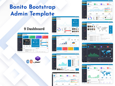 Bonito - Responsive Bootstrap 4 Admin Template Dashboard admin admin dashboard admin panel admin template bootstrap calendar dashboard html template html website mobile pages pages dashboard responsive retina ui framework