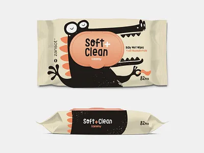 Soft and clean packaging branding characterdesign design illustration illustrator minimal typography vector