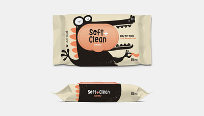 Soft and clean packaging branding characterdesign design illustration illustrator minimal typography vector