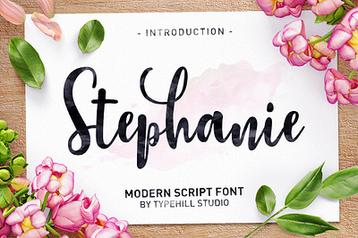 Stepanie Script font ink love script valentine valentines waedding wedding branding wedding invite