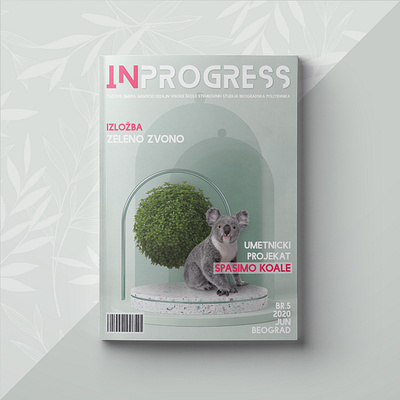 InProgress magazine cover adobe illustrator adobe photoshop art branding design graphic design illustration logo magazine magazine cover