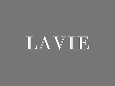 LA VIE branding logotype visual identity