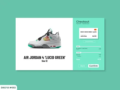 Daily UI • #002 • Credit Card Checkout adobexd branding daily ui dailyui design ui uidesign ux uxdesign