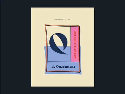 Quarentine Poster - Quarentine art artwork artworks branding color design illustration minimal poster poster a day poster design typography