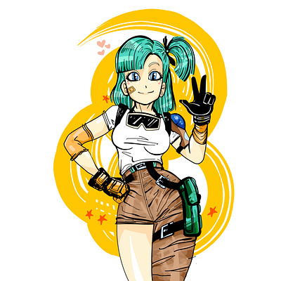 Bulma illustration ilustrator photoshop