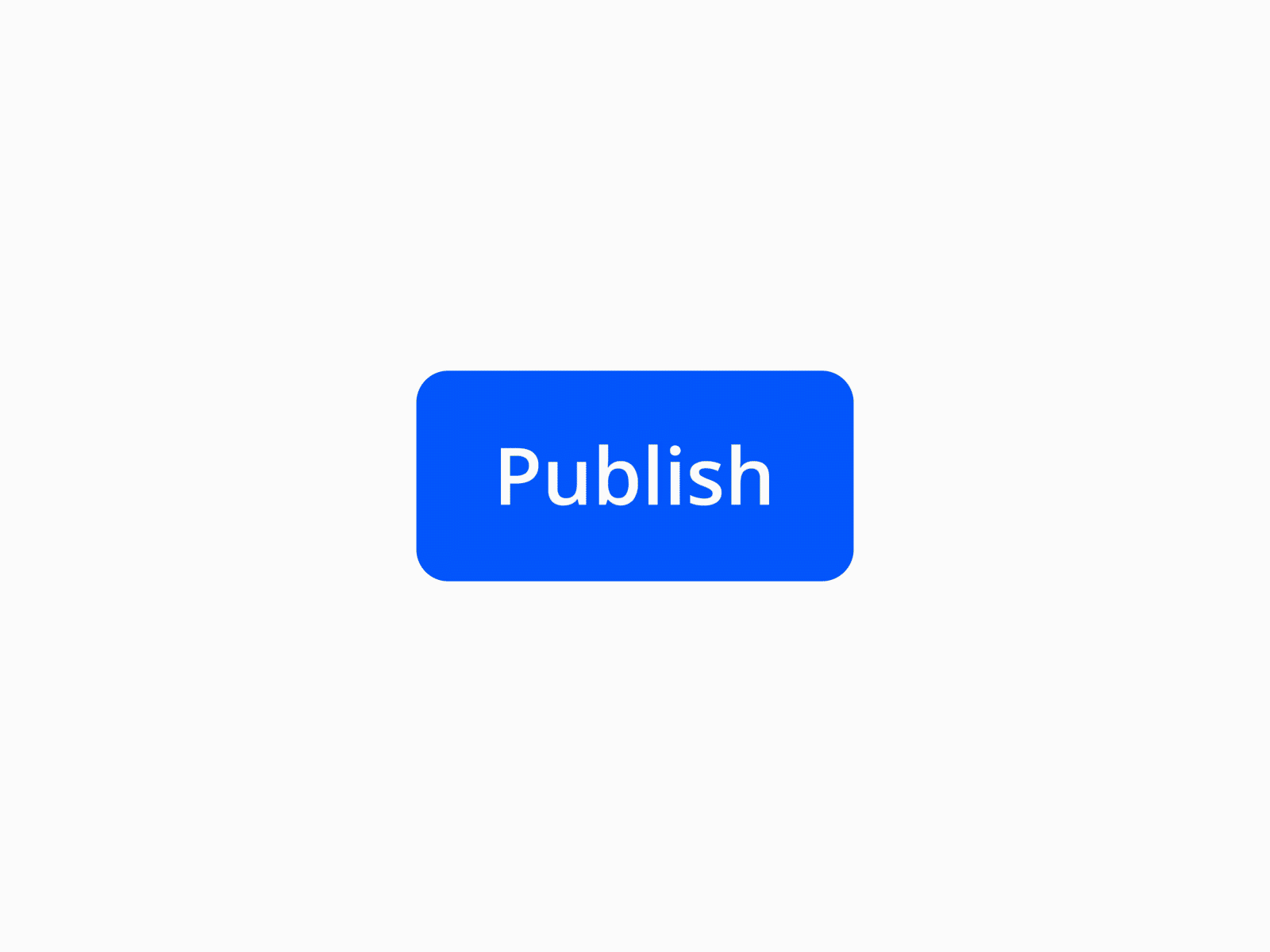 Publish Button Interaction aftereffects animation editor gif icon interaction interaction animation motion design ui