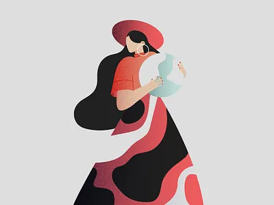 Think Global art branding design graphic design identity illustration illustration art illustrator vector web