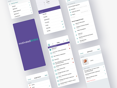 Motivated Moms Case Study android app chore list household chores iphone app mobile app mobile ui mobile ux moms schedule schedule app task app task list task management task ui task ux todo list ui design ux design