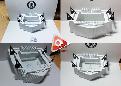 Chelsea stadium (Kirigami 5) design