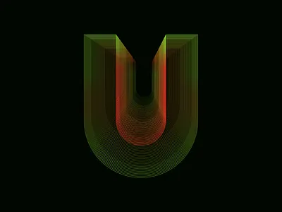 Personal Project Lettering U branding design graphicdesign illustration illustrator lettering letters logo typography vector